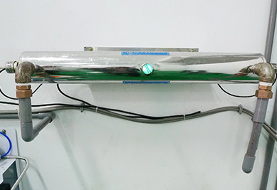 Ultraviolet ray sterilization for the purified water